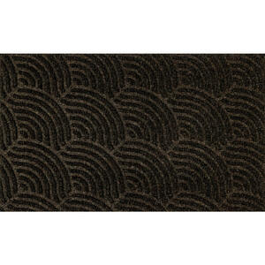 Esposa Fußmatte 60/90 cm wellen dunkelbraun , Dune Waves , Textil , 60x90 cm , rutschfest, für Fußbodenheizung geeignet , 004336024592