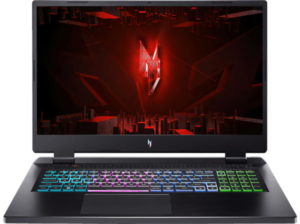 Bild 1 von ACER Acer Nitro 17 (AN17-41-R3FU) mit 165 Hz Display RGB Tastaturbeleuchtung, Gaming Notebook, 17,3 Zoll Display, AMD Ryzen™ 7,7840HS Prozessor, 16 GB RAM, 1 TB SSD, NVIDIA GeForce RTX™ 4070, Obs