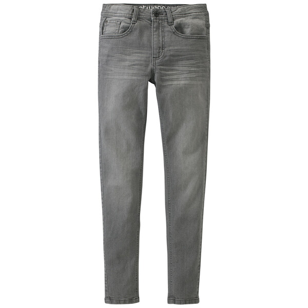 Bild 1 von Jungen Slim-Jeans mit verstellbarem Bund GRAU
