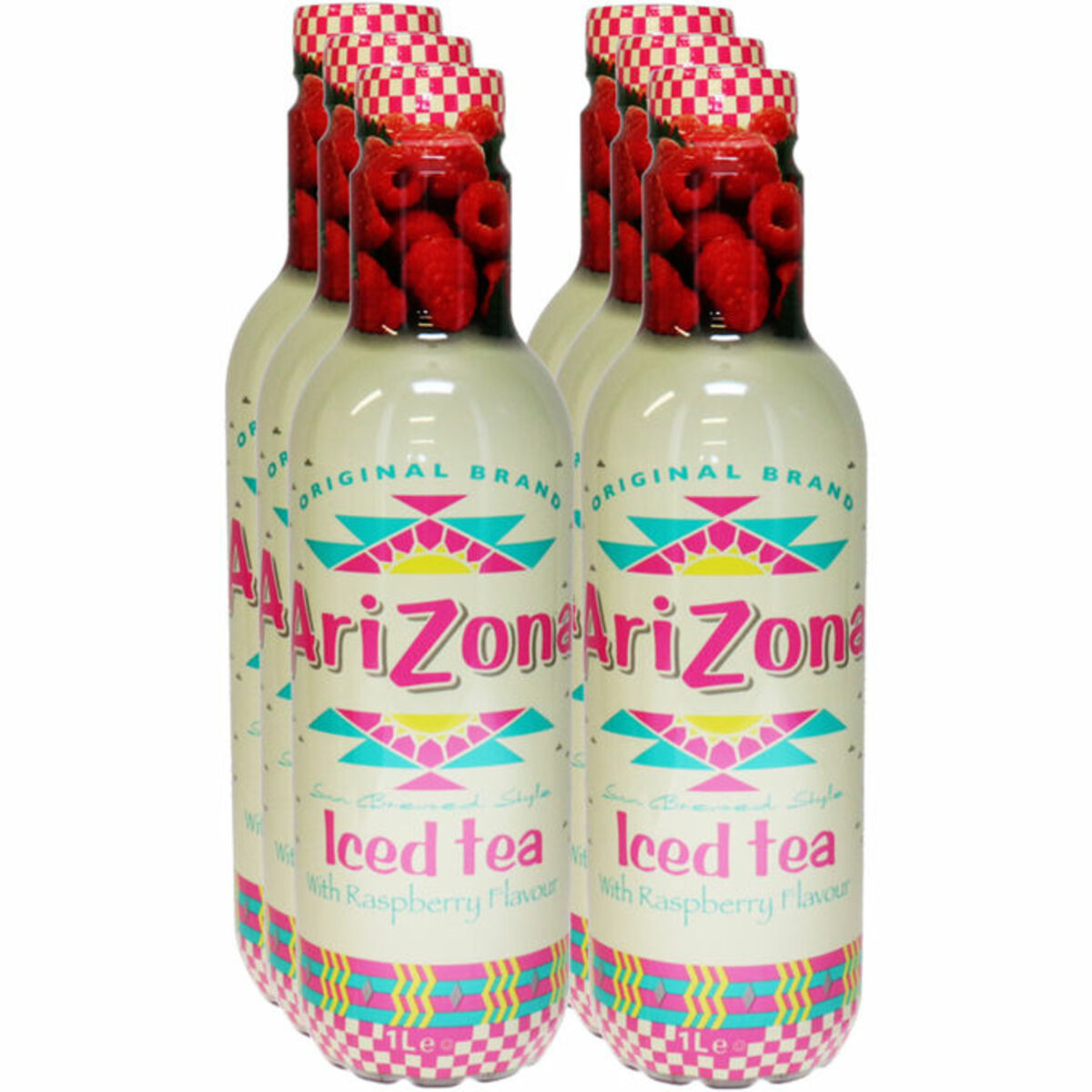 Bild 1 von AriZona Raspberry Iced Tea, 6er Pack (EINWEG) zzgl. Pfand