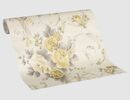 Bild 2 von Vliestapete Blume Gold-Beige