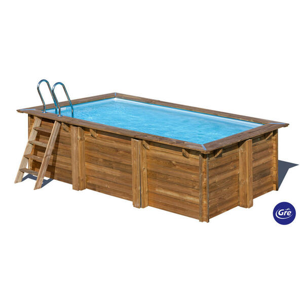 Bild 1 von Gre Pool-Set 2024, Kiefer, Holz, Kiefer, 270x117x420 cm, Freizeit, Pools und Wasserspaß, Pools, Aufstellpools