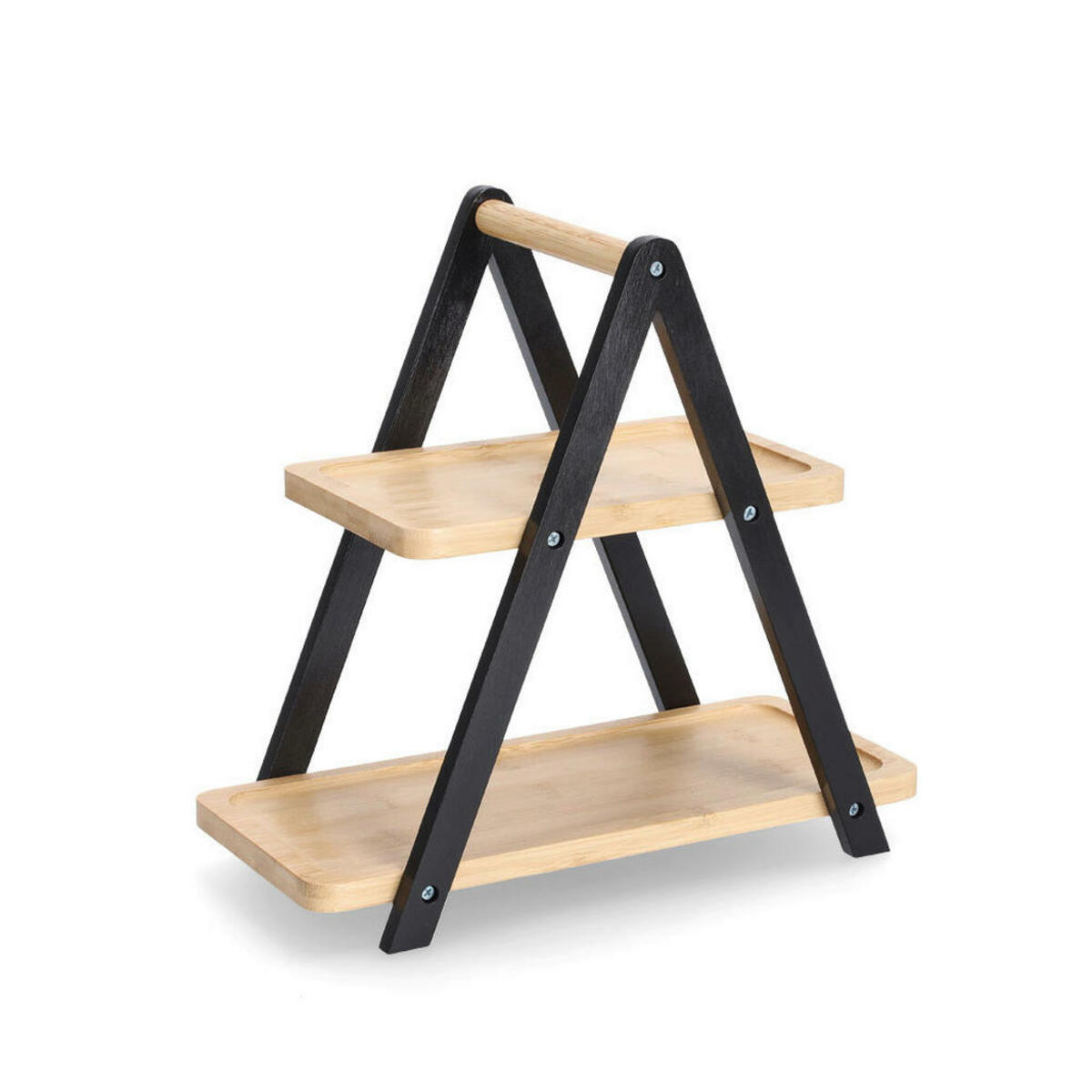 Bild 1 von Zeller Present Etagere, Holz, Bambus,Bambus,Bambus, 34x17.2x32 cm, Tischkultur & Servieren, Etageren