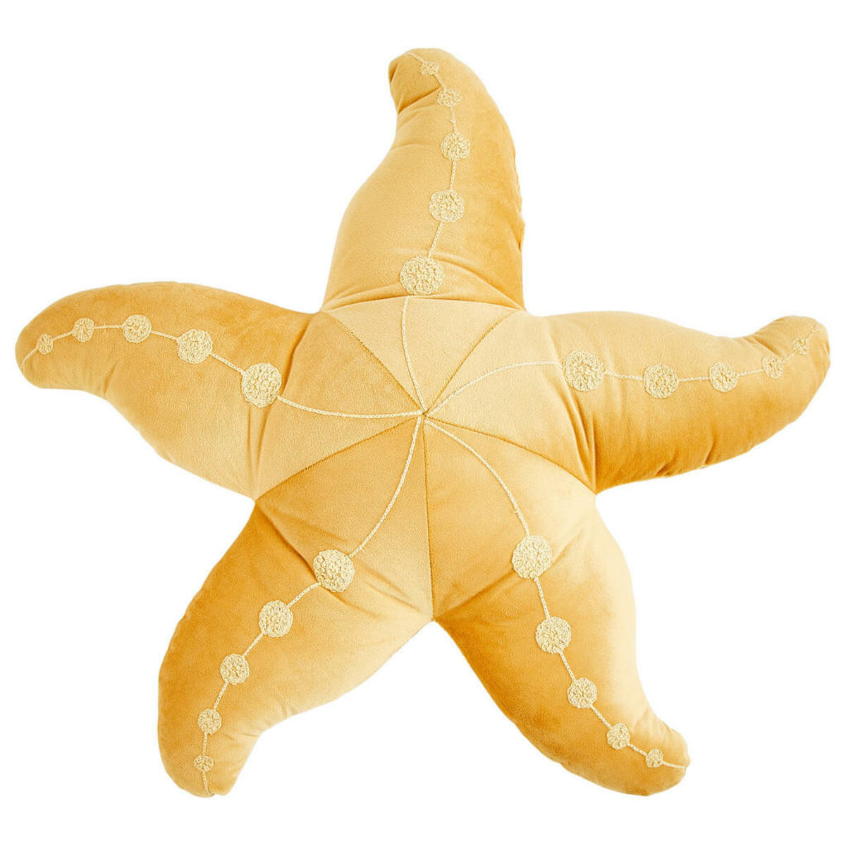 Bild 1 von Novel Zierkissen, Gelb, Textil, Füllung: Polyester, Stern, 52x52 cm, Oeko-Tex® Standard 100, langlebig, Wohntextilien, Kissen, Dekokissen
