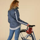 Bild 1 von Regenjacke Fahrrad City 500 warm Damen marineblau