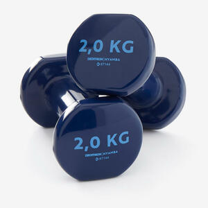 Hanteln Fitness 2 kg blau