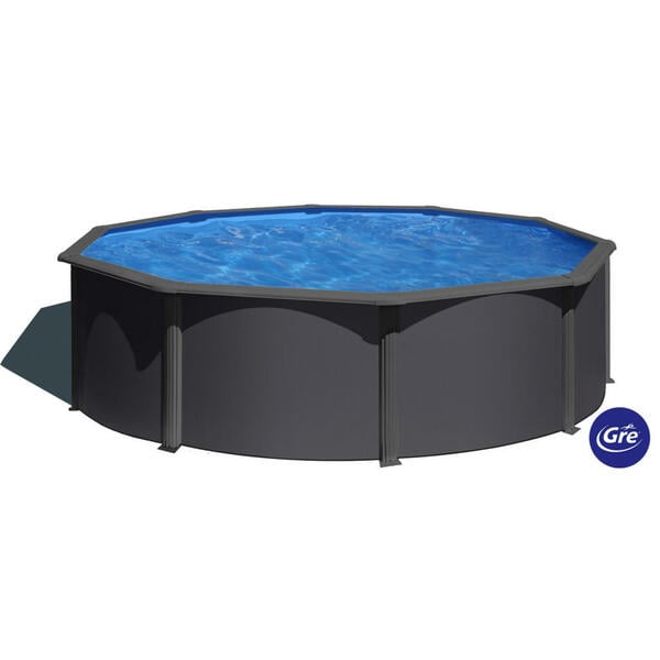 Bild 1 von Gre Pool-Set 2024, Kiefer, Metall, 350x120 cm, Freizeit, Pools und Wasserspaß, Pools, Aufstellpools