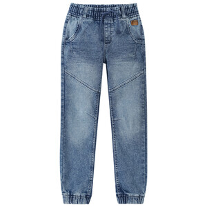 Jungen Pull-on-Jeans mit Tunnelzug BLAU