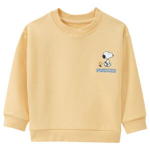 Peanuts Sweatshirt mit Rückenprint HELLGELB