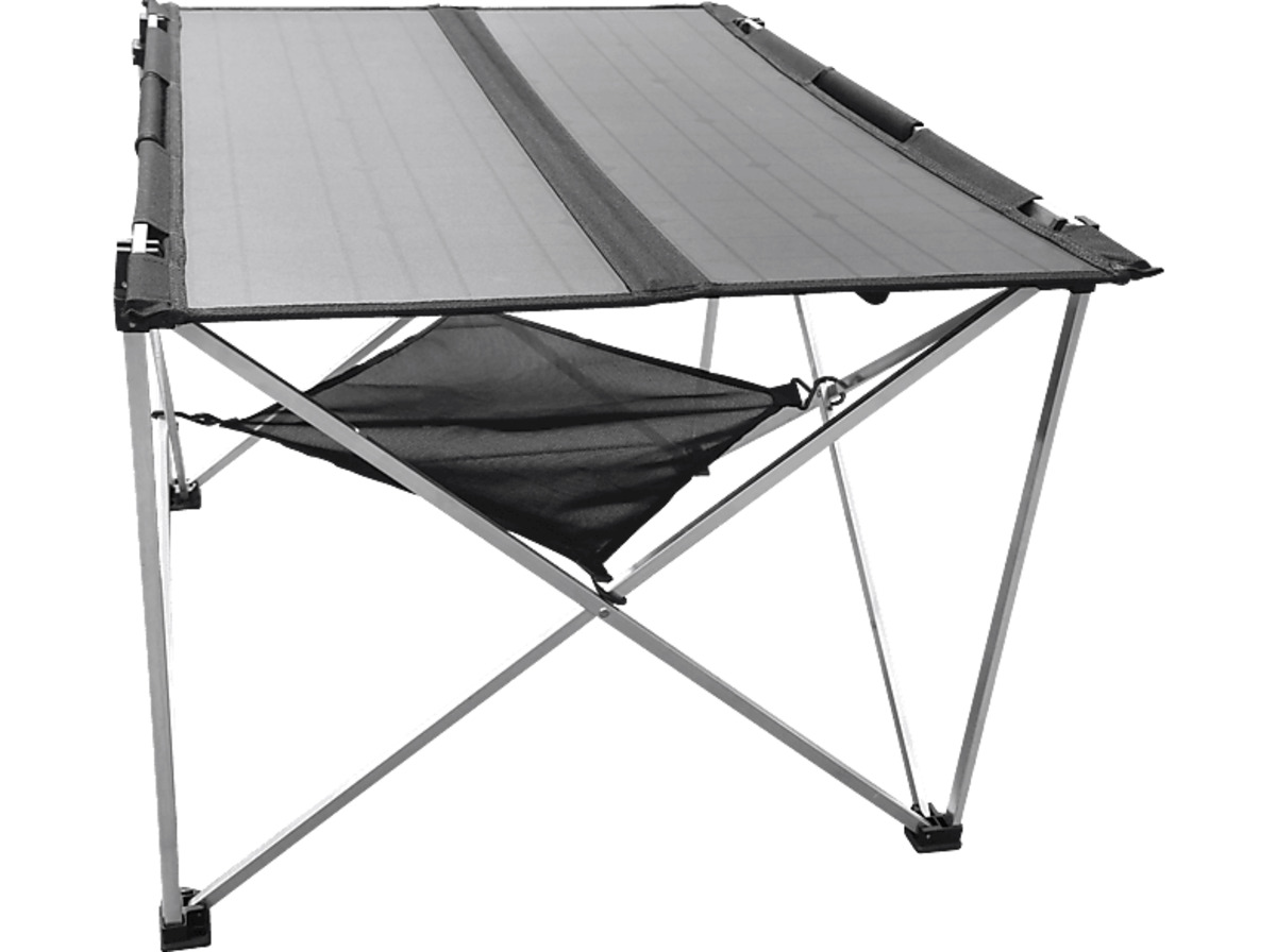 Bild 1 von TECHNAXX TX-252 faltbarer 60 Watt Solar Campingtisch, Schwarz