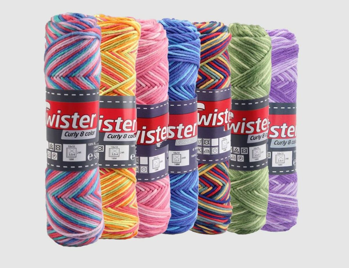 Bild 1 von Topflappengarn Twister Curly Color
