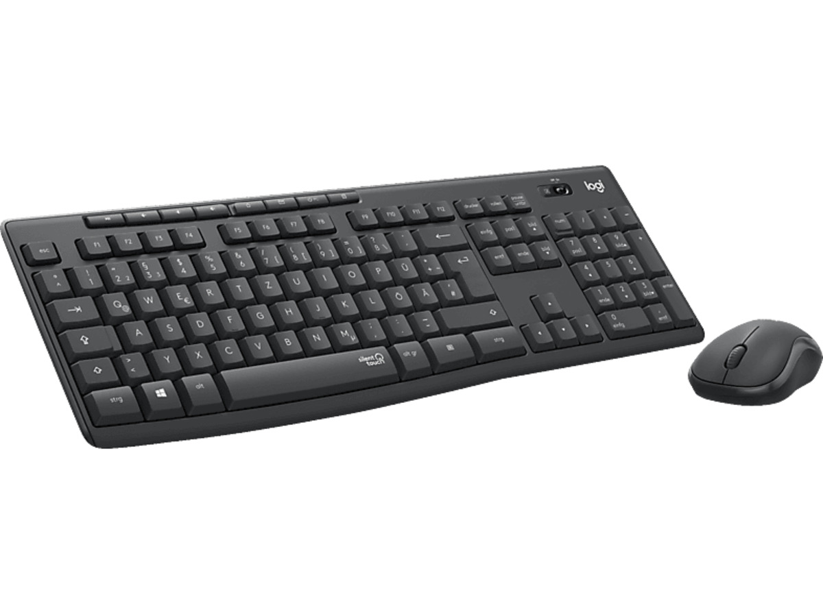 Bild 1 von LOGITECH MK295 , Tastatur & Maus Set, kabellos, Graphite, Graphite