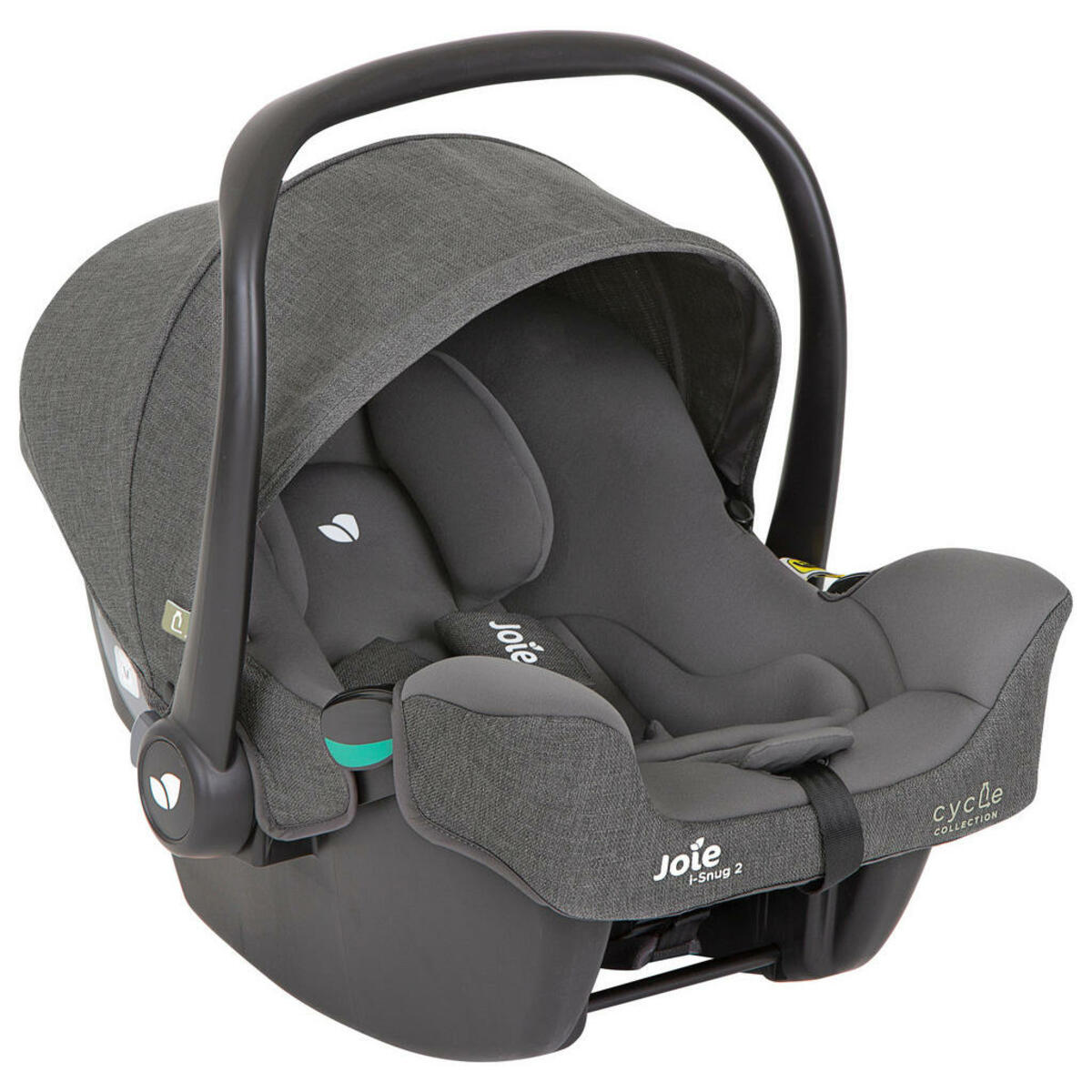 Bild 1 von Joie Babyschale i-Snug 2, Grau, Textil, 44x55x67 cm, ECE R 129 i-Size, abnehmbarer und waschbarer Bezug, ergonomischer Tragebügel, Sonnendach, schnell leicht im Auto montierbar, 3-Punkt-Gurt, Kinder