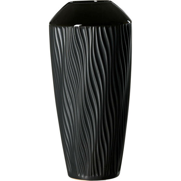 Bild 1 von Ritzenhoff Breker Vase Onyx, Schwarz, Keramik, konisch, 14x30x14 cm, Dekoration, Vasen, Keramikvasen