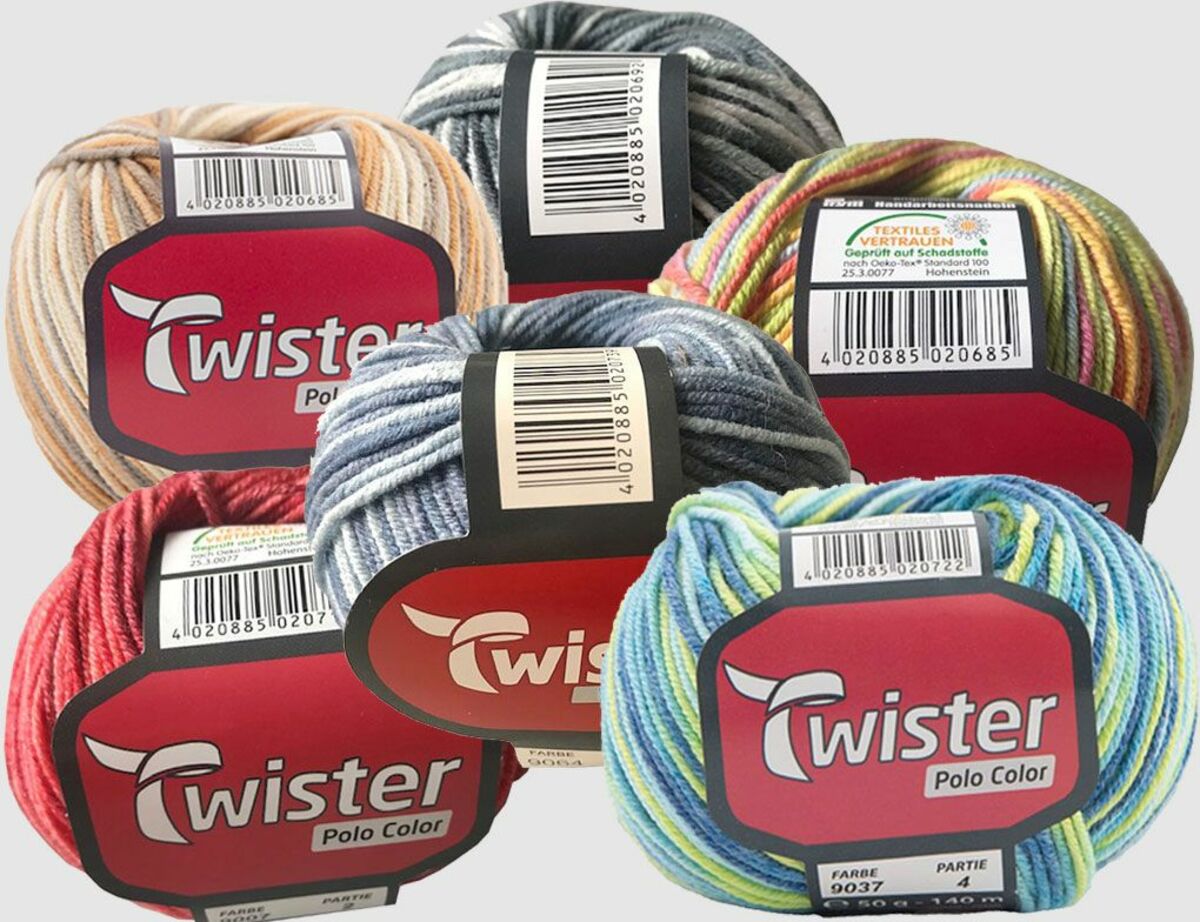 Bild 1 von Strickgarn Twister Polo Color