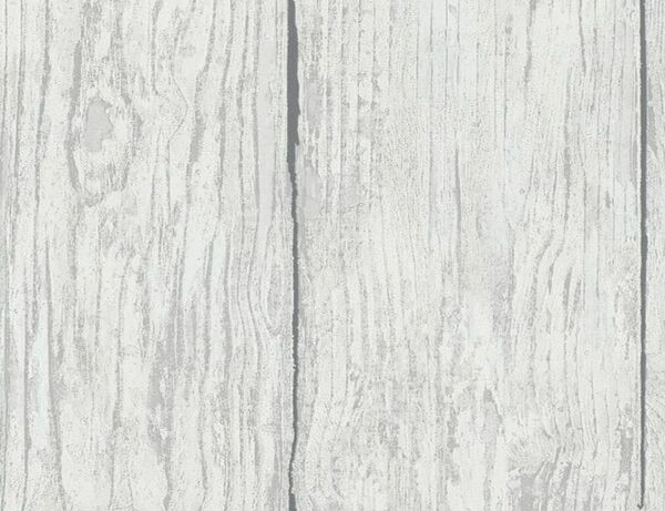 Bild 1 von Vliestapete Holz grau