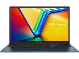 ASUS VivoBook 17 X1704VA-AU393W, Notebook, mit 17,3 Zoll Display, Intel® Core™ i7,i7-1355U Prozessor, 16 GB RAM, 512 SSD, Iris® Xe, Quiet Blue, Windows 11 Home (64 Bit), Quiet Blue