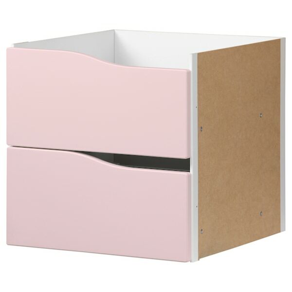 Bild 1 von KALLAX Einsatz mit 2 Schubladen, blassrosa