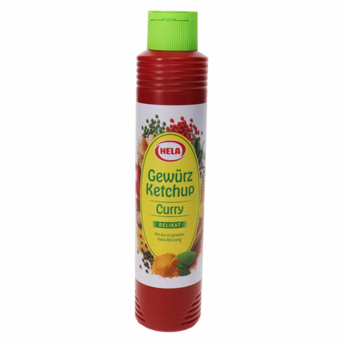Hela Gewürz Ketchup Curry delikat (500ml) von Motatos ansehen!