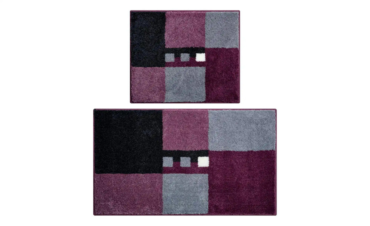 Bild 1 von Grund Badematten-Set ¦ lila/violett ¦ Synthetik ¦ Maße (cm): B: 50 H: 1,8 Heimtextilien > Badtextilien - Sconto