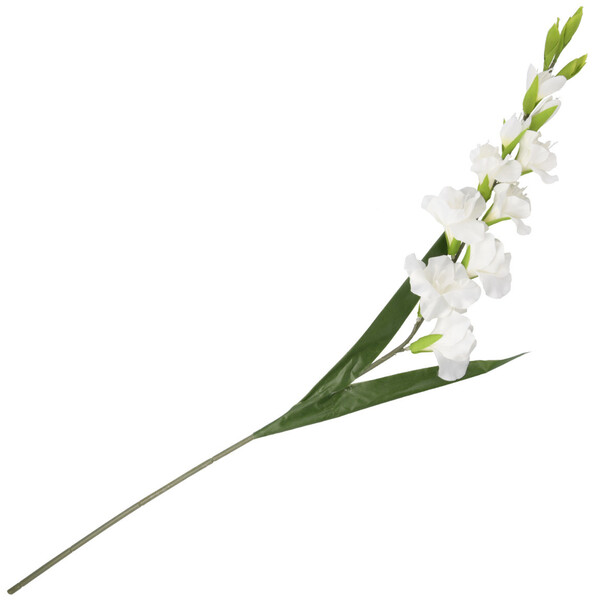 Bild 1 von Kunstblume Gladiole 94 cm WEISS