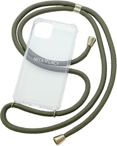 Necklace Case für iPhone 7/8/SE (2020) dark olive