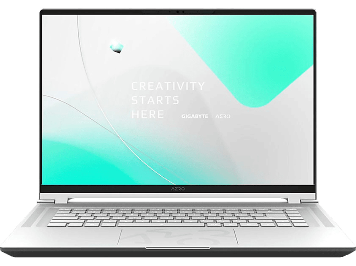 Bild 1 von GIGABYTE AERO 16 OLED, Creator Notebook, mit Zoll Display, Intel® Core™ i9,i9-13900H Prozessor, 32 GB RAM, 1 TB SSD, NVIDIA GeForce RTX™ 4070, Twilight Silver, Windows 11 Pro (64 Bit), Twilight