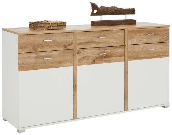 Bild 1 von Sideboard in Weiß/Eichefarben