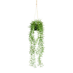 Kunstpflanze, Grün, Kunststoff, 70 cm, inkl. Topf, Dekoration, Kunstblumen