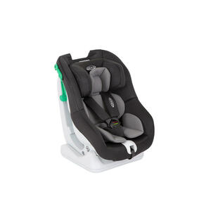 Graco Reboarder-Kindersitz Extend LX R129, Schwarz, Textil, 50x43x63 cm, ECE R 129, 5-Punkt-Gurtsystem, abnehmbarer und waschbarer Bezug, Gurtlängenverstellung, höhenverstellbare Kopfstütze, Seite