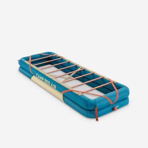 Campingbett Bed Air aufblasbar 70 cm x 200 cm für 1 Person blau (koppelbar)