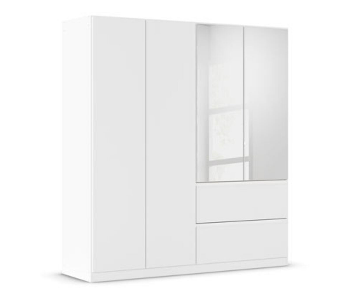 Bild 1 von Drehtürenschrank 4-türig mit Spiegel »Joel«