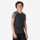 Bild 1 von T-Shirt S580 atmungsaktiv leicht Gym Kinder schwarz/graue Ärmel