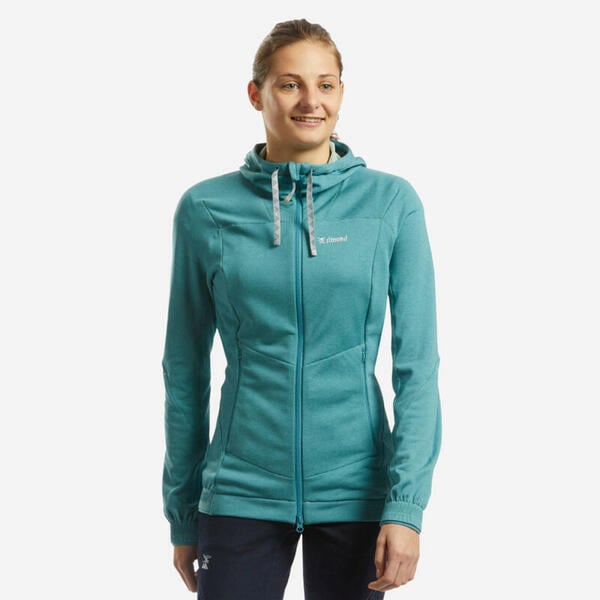 Bild 1 von Fleecejacke Stretch Klettern Damen blaugrau