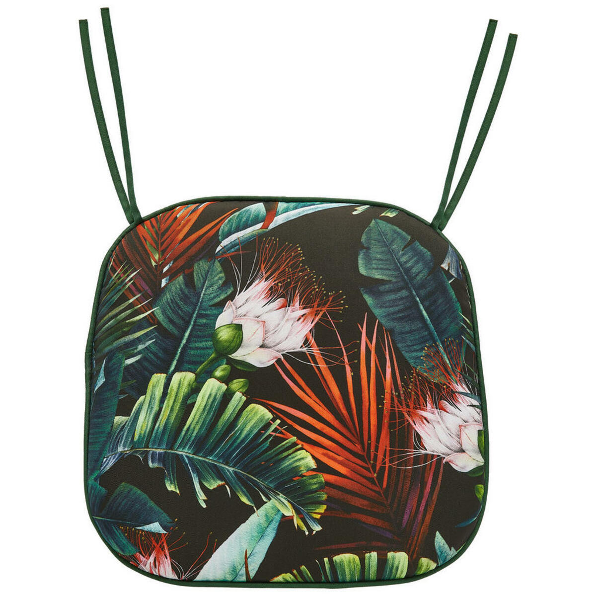 Bild 1 von Ambia Garden Sitzkissen, Mehrfarbig, Textil, Blume, rechteckig, 40x40x4 cm, Wohntextilien, Kissen, Sitzkissen