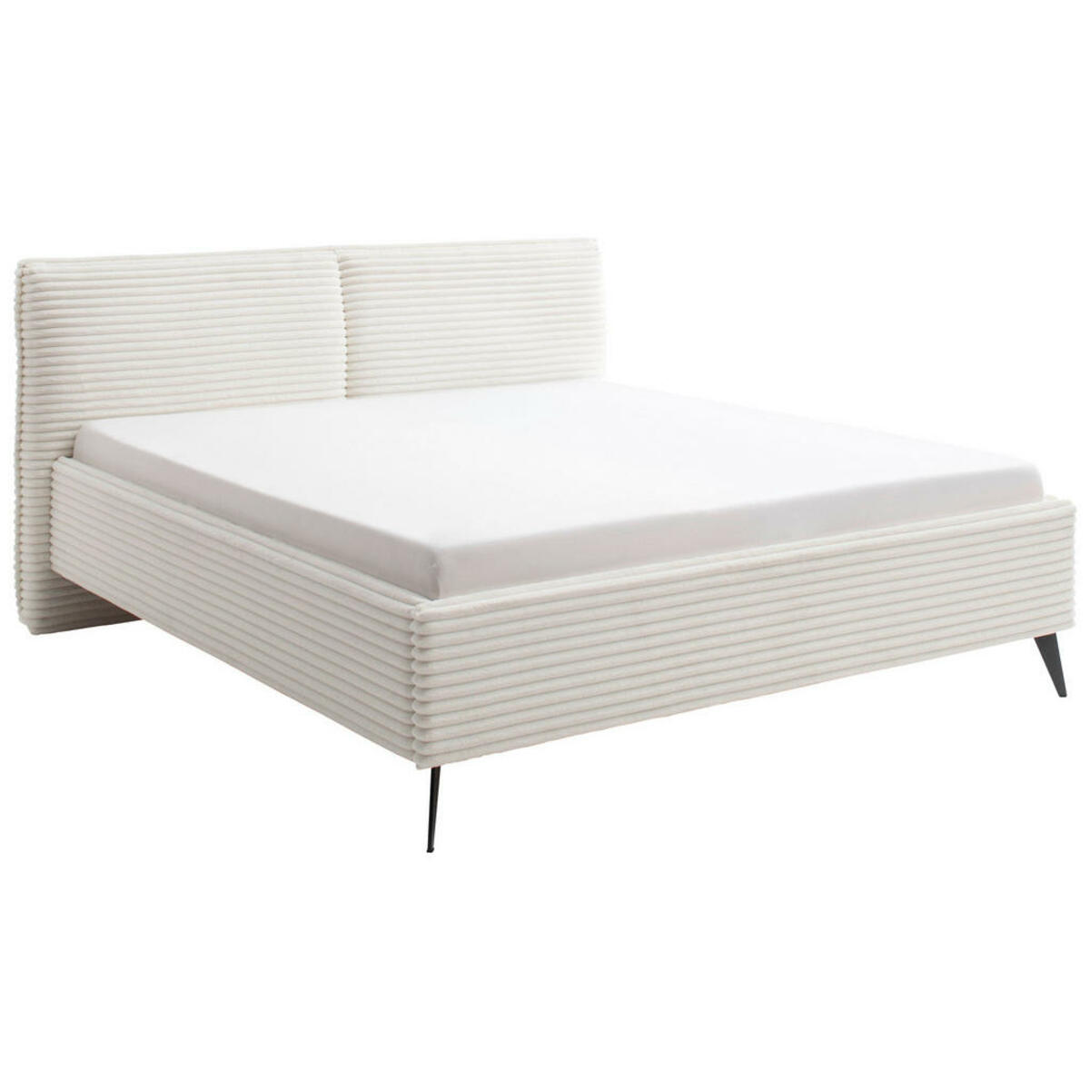 Bild 1 von Boxxx Polsterbett, Creme, Textil, 180x200 cm, gepolstertes Kopfteil, in verschiedenen Größen erhältlich, Schlafzimmer, Betten, Polsterbetten