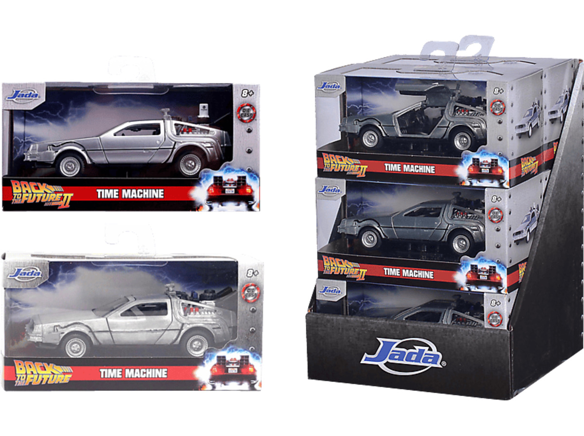 Bild 1 von JADA Time Machine Back to the Future 1:32 sortiert Sammelfahrzeug, Silber
