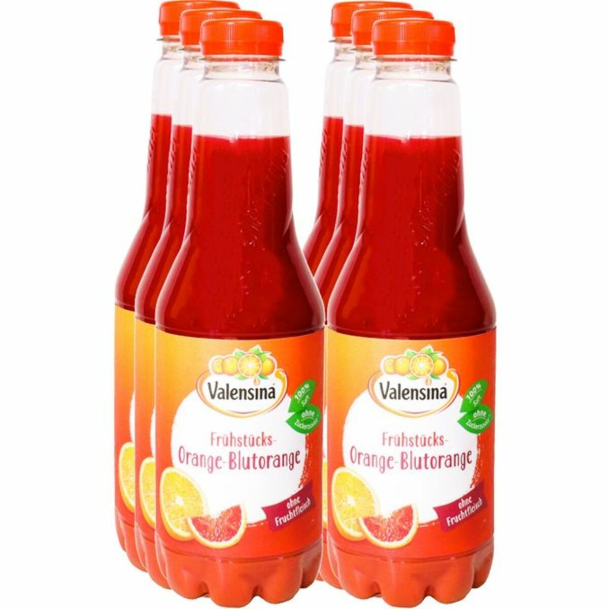 Bild 1 von Valensina Frühstücks-Orange-Blutorange, 6er Pack (EINWEG) zzgl. Pfand