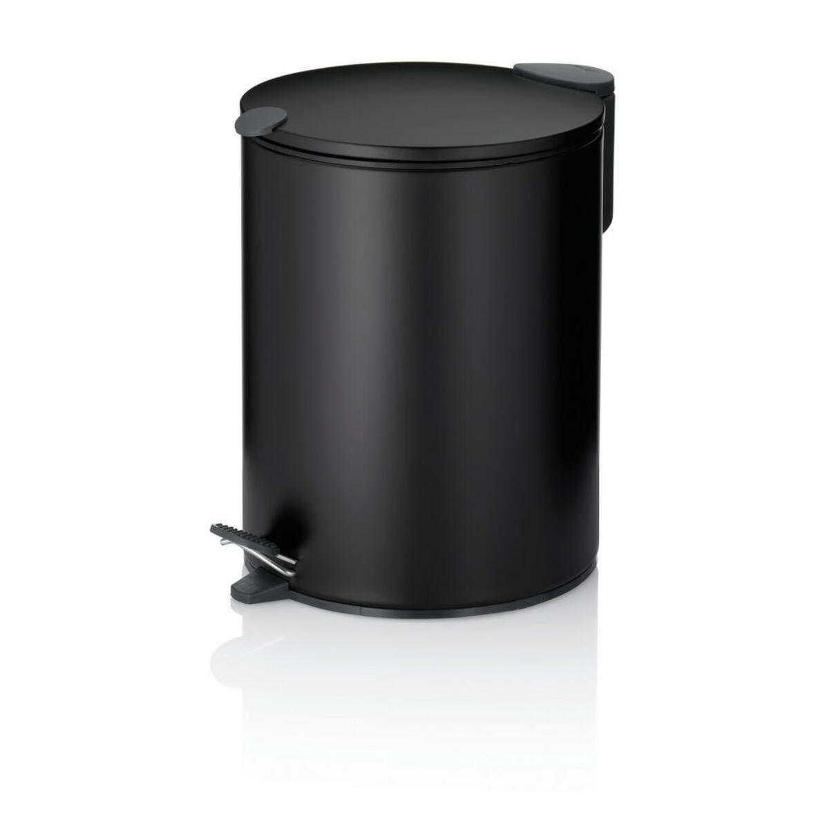 Bild 1 von Kela Kosmetikeimer Mats, Schwarz, Metall, 5 L, 27 cm, Badaccessoires, Waschplatzzubehör, Kosmetik- & Abfalleimer