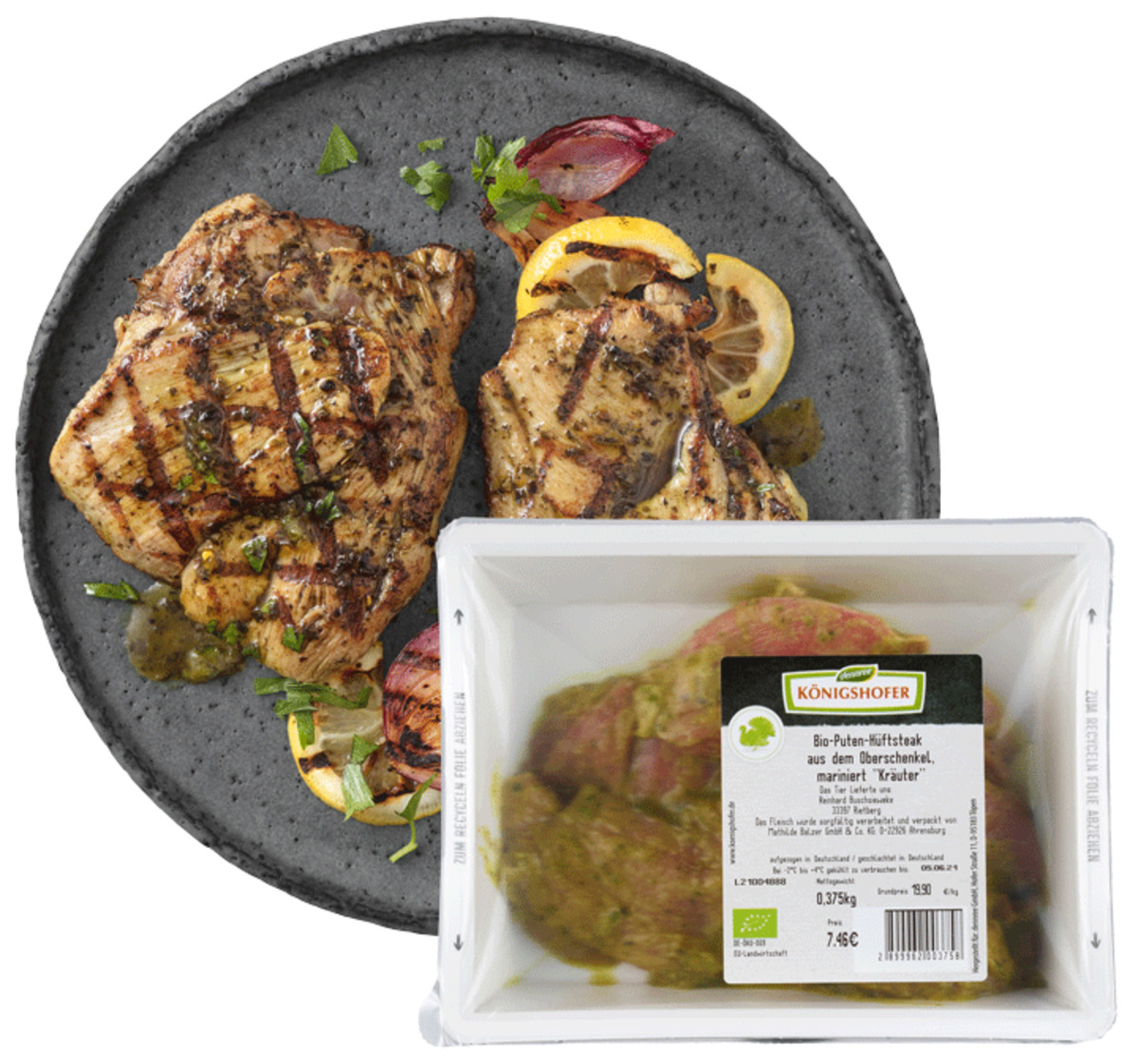 Bild 1 von Putenhüftsteak Kräuter