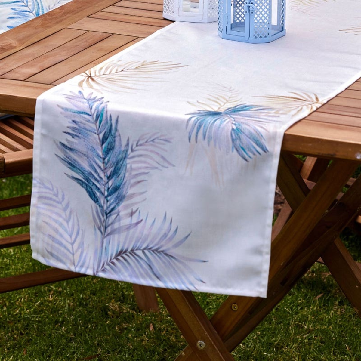 Bild 1 von Tischläufer in dezentem Design, ca. 40x140cm, White