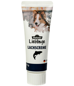 Dehner Hundesnack Lachscreme, 75 g
