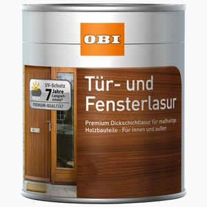 OBI Tür- und Fensterlasur Teak 750 ml