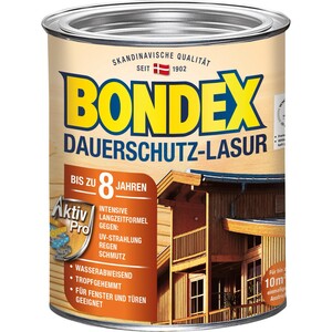 Bondex Dauerschutz-Lasur Weiß 750 ml