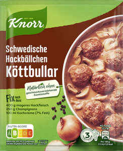 Knorr Fix für Schwedische Hackbällchen Köttbullar 49 g