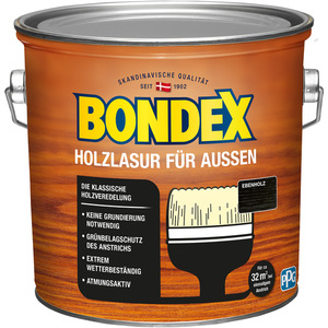 Bondex - 
            Bondex Holzlasur Ebenholz 2,5 l