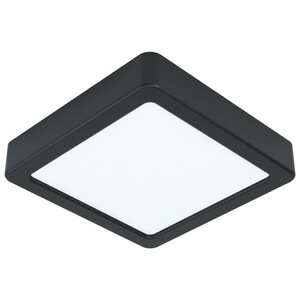 Eglo LED-Aufbauleuchte Fueva 5 Schwarz-Weiß 16 cm x 16 cm, 12 W