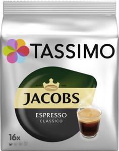 Tassimo Jacobs Kaffee Espresso Classico 16x7,4g