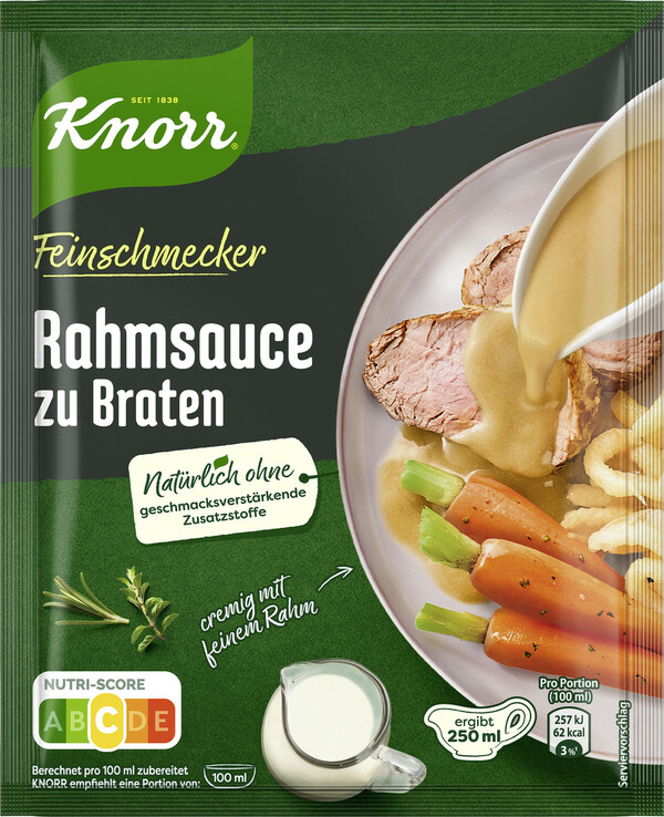 Bild 1 von Knorr Feinschmecker Rahmsauce zu Braten 36 g