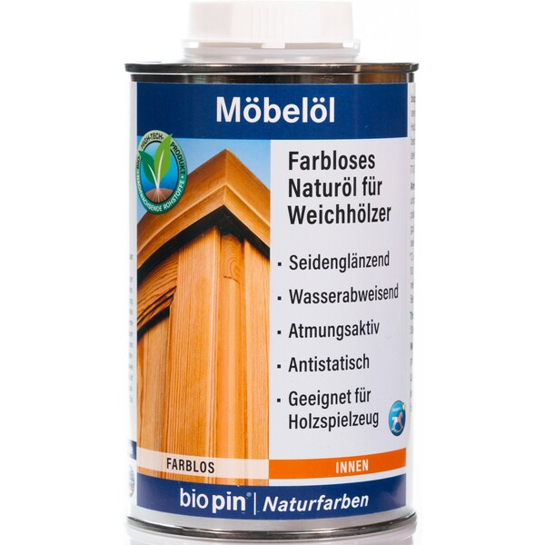 Bild 1 von Biopin Möbel-Öl Transparent 500 ml